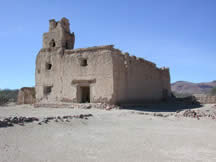 Ruins of San Nicolas de la Joya mission in Chihuaha