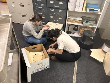 George Washington University Students file historical projects and object data at MCI